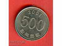 ΚΟΡΕΑ KOREA 500 Γουόν έκδοση 2001 ΚΑΙΝΟΥΡΓΙΟ - UNC