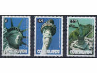 1986. Cook Islands. 100 years of the Statue of Liberty.