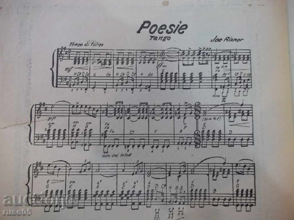 Noy "Poesie - Tango - Joe Rixner" - 4 p. with price 3.00 BGN | € 1.53 Noy "Poesie - Tango - Joe Rixner" - 4 p. with price 3.00 BGN | € 1.53