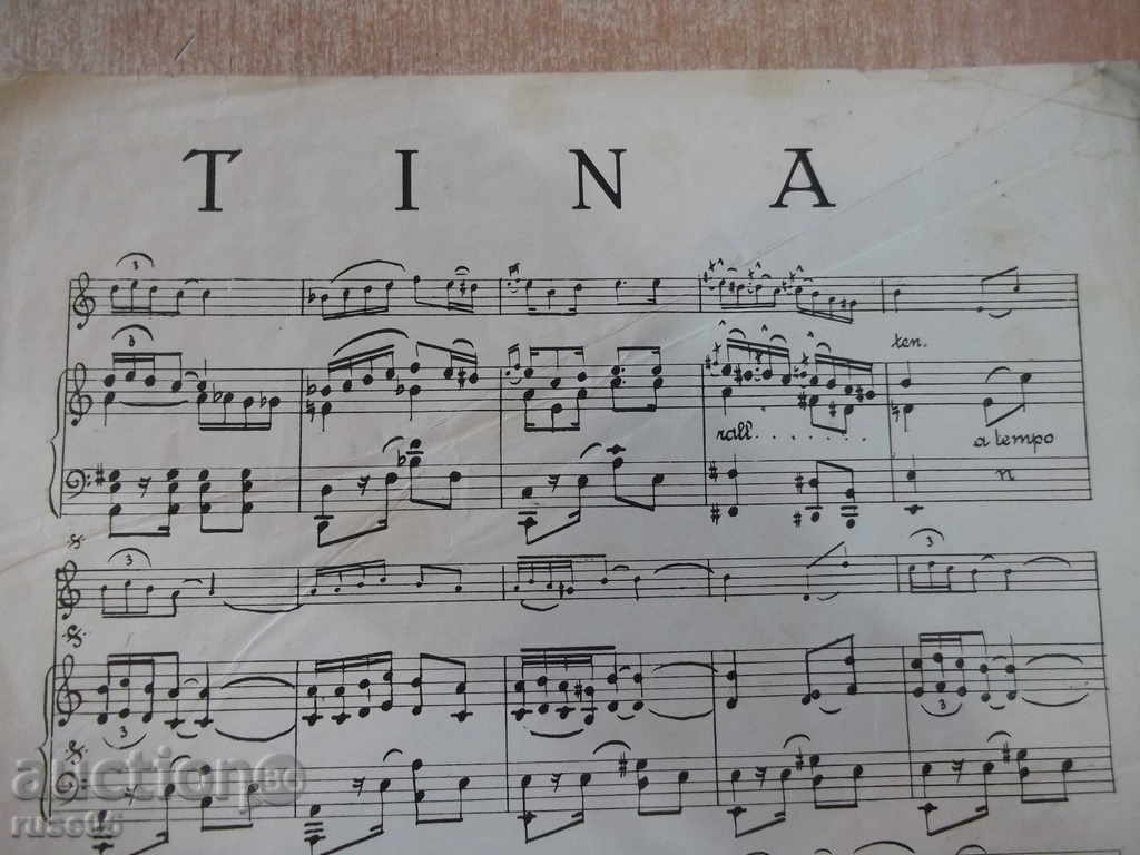 Auction Notes "ARGENTINA - TANGO - V. Raimondi" - 4 p. Auction Notes "ARGENTINA - TANGO - V. Raimondi" - 4 p.