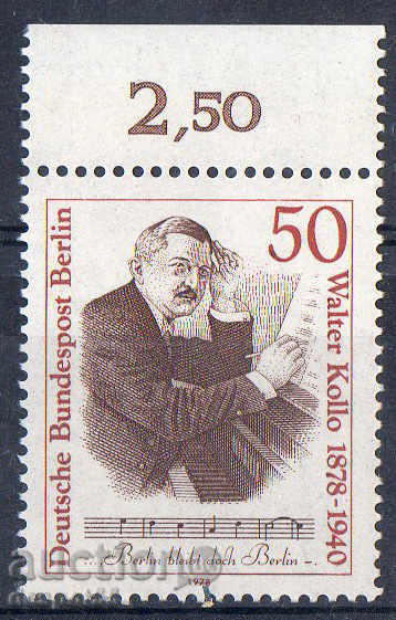 1978. Берлин. Валтер Коло (1878-1940), музикант.