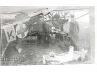 Old postcard - picture - Germ. a sanitary aircraft