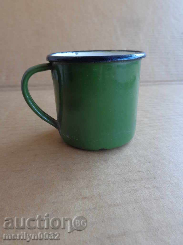 An old pot with enamel, enamelled vessel, Bulgaria - 5 An old pot with enamel, enamelled vessel, Bulgaria - 5