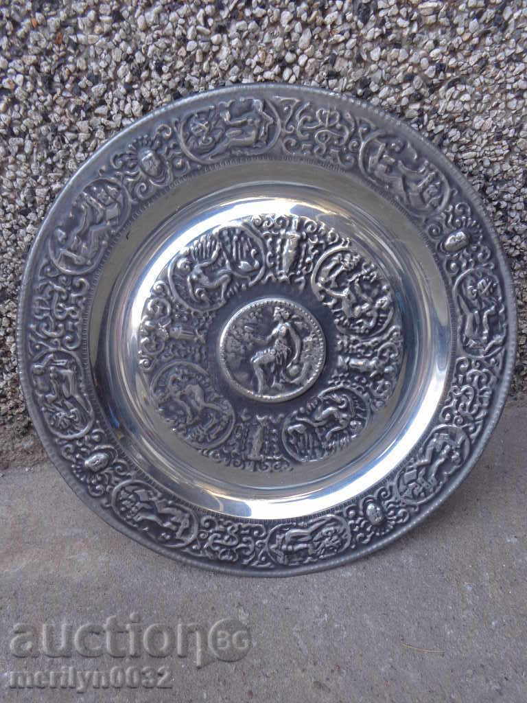 Metal plate panica bas-relief wall panel - 5 Metal plate panica bas-relief wall panel - 5