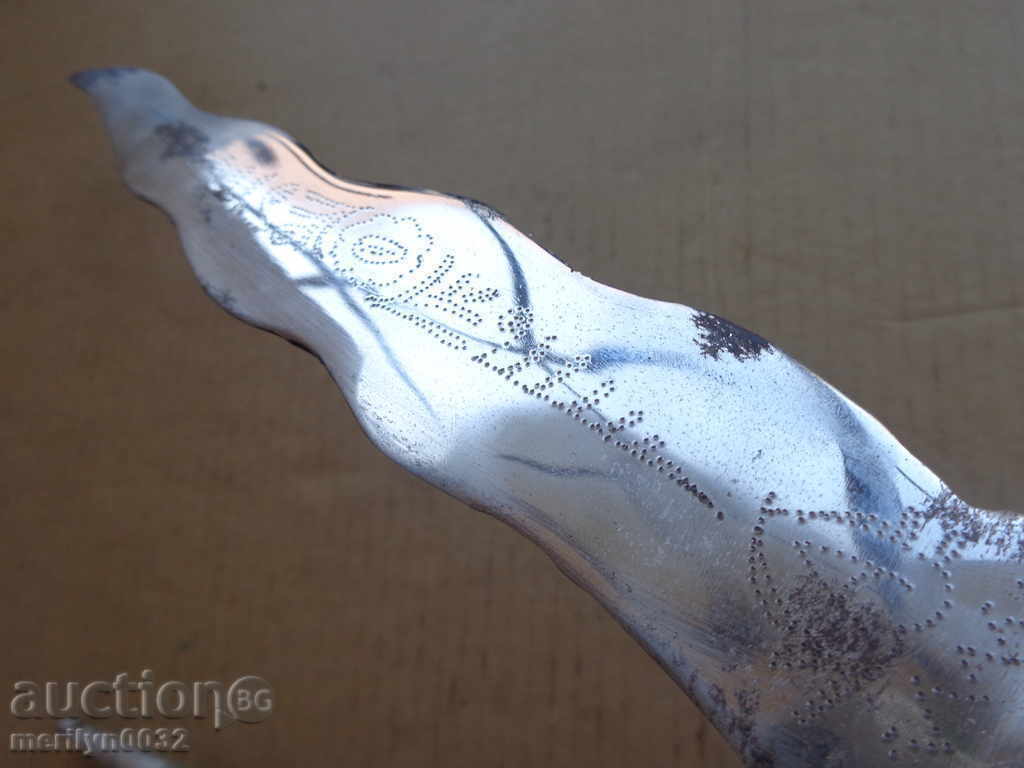 Auction An old dagger with a cane crest handmade knife blade knife Auction An old dagger with a cane crest handmade knife blade knife