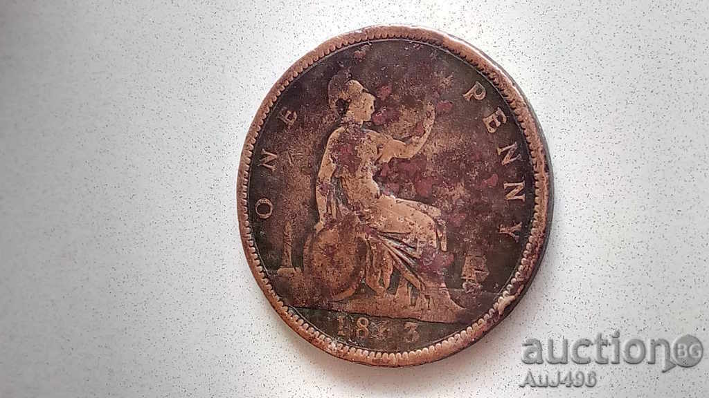 ONE PENNY 1863 (VF) * - 6 ONE PENNY 1863 (VF) * - 6