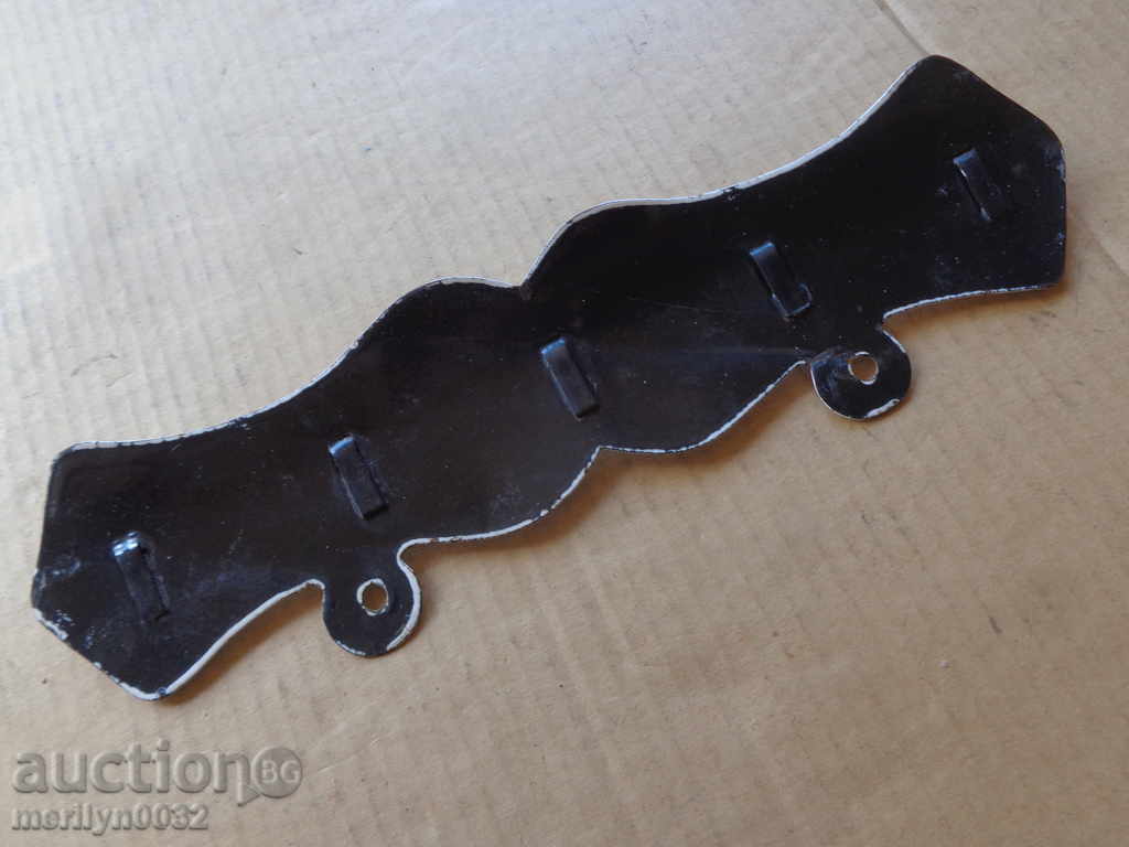 Old enamel enamel hanger - 6 Old enamel enamel hanger - 6