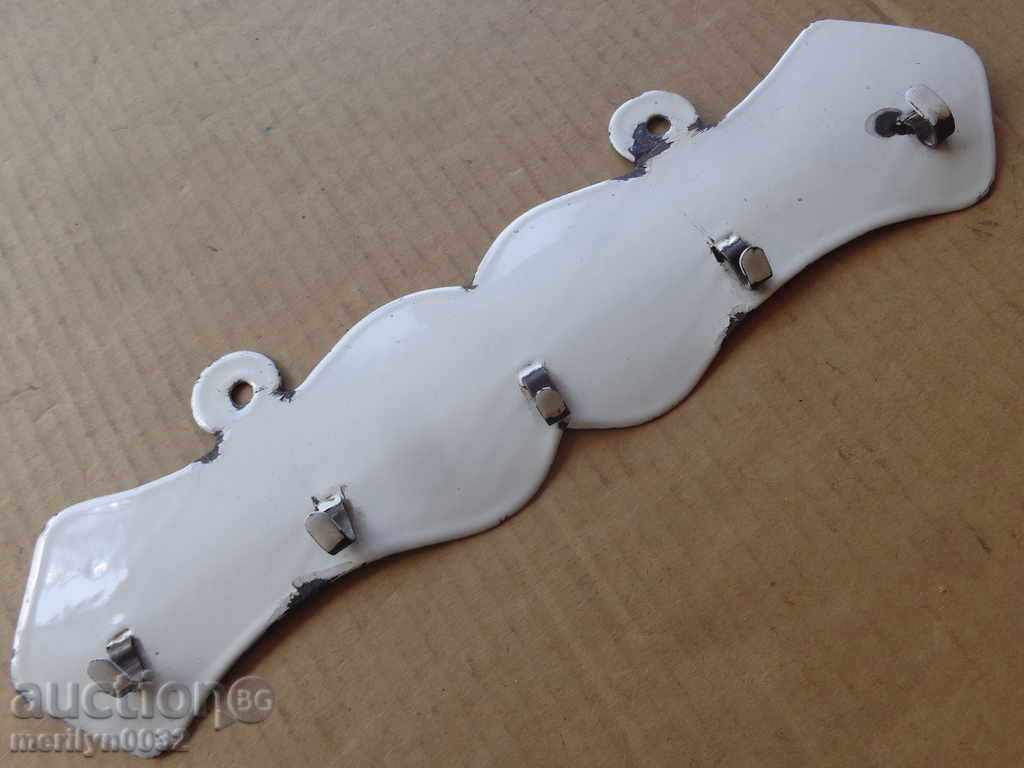 Old enamel enamel hanger Old enamel enamel hanger