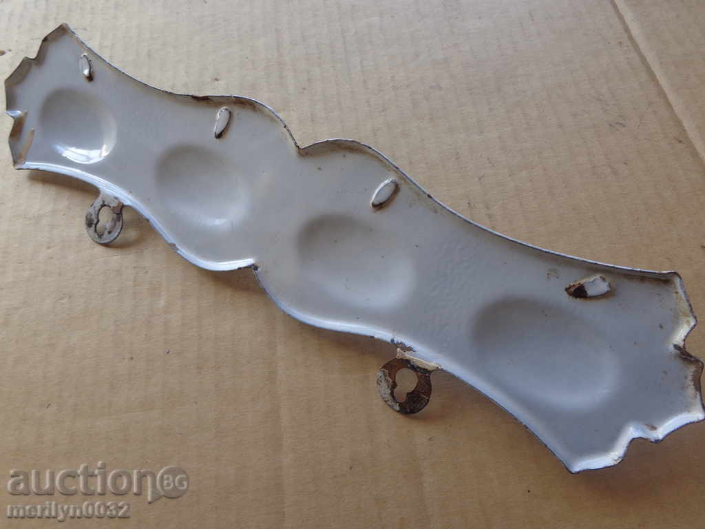 Auction Old enamel enamel hanger Auction Old enamel enamel hanger