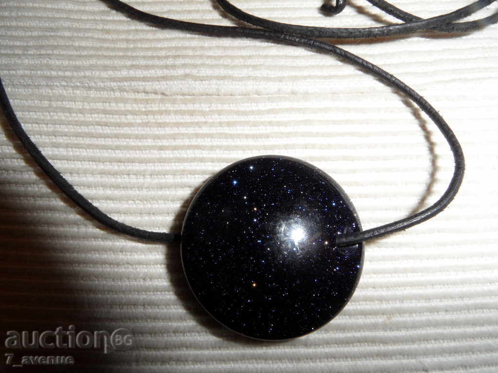 COLOR with blue semi-precious stone 30mm. Is unique! with price 29.99 BGN | € 15.33