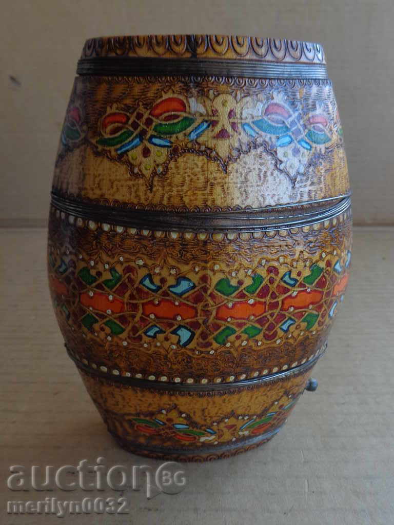 Старинен дървен павур, бъклица, бъкел - 7 Старинен дървен павур, бъклица, бъкел - 7