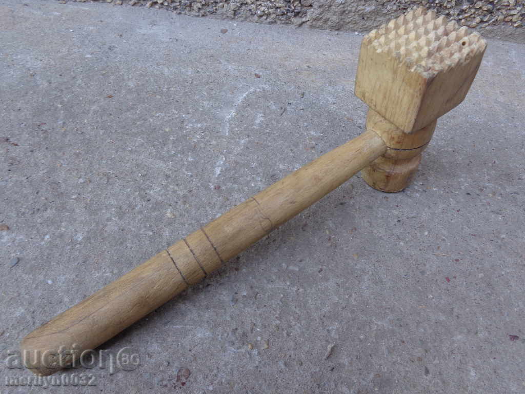 Old wooden big hammer, tool, wooden with price 39.00 BGN | € 19.94 Old wooden big hammer, tool, wooden with price 39.00 BGN | € 19.94