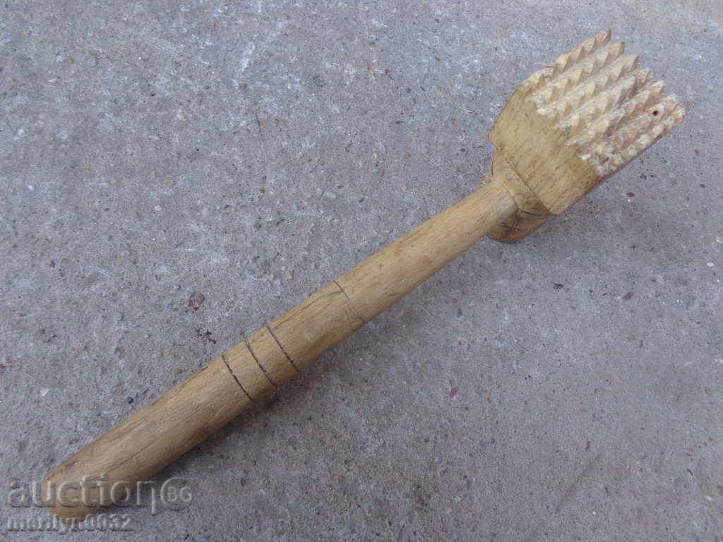 Old wooden big hammer, tool, wooden - 7 Old wooden big hammer, tool, wooden - 7