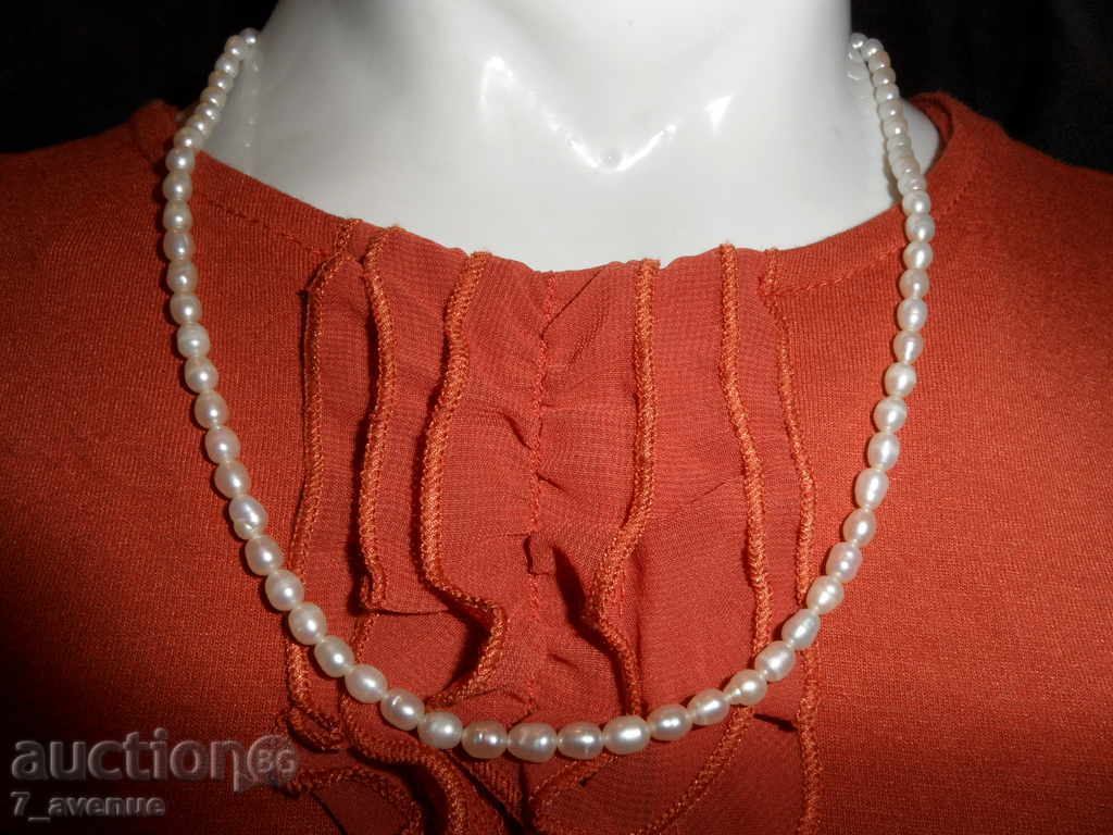 COLIER perle nat. 42cm, 4-5mm Superb! Promoții de Crăciun