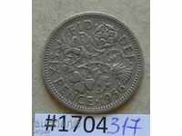 6 pence 1956 Regatul Unit
