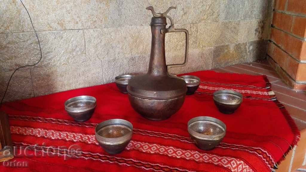 Auction Old hammer copper service Auction Old hammer copper service