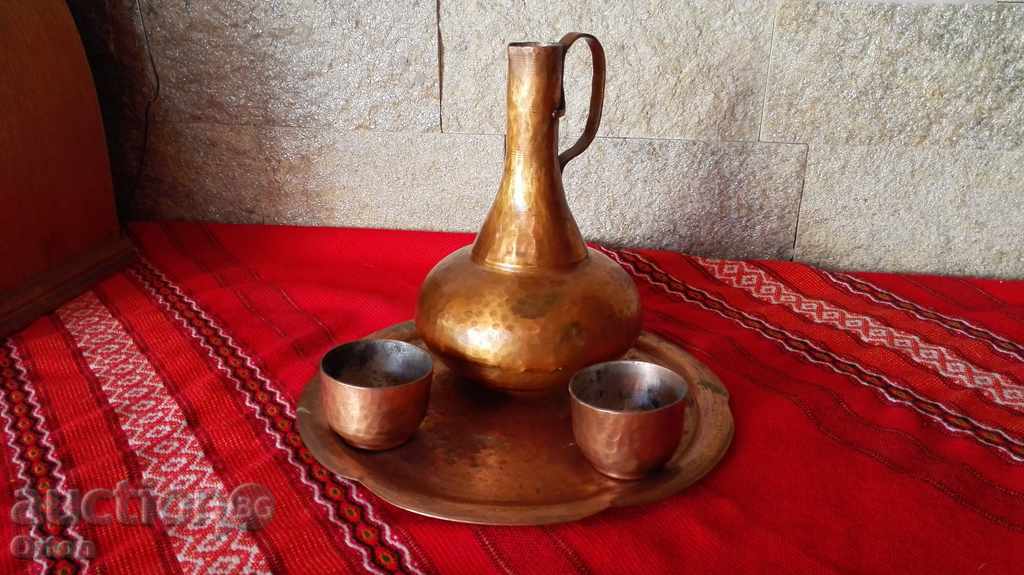 Auction Old hammer copper service Auction Old hammer copper service