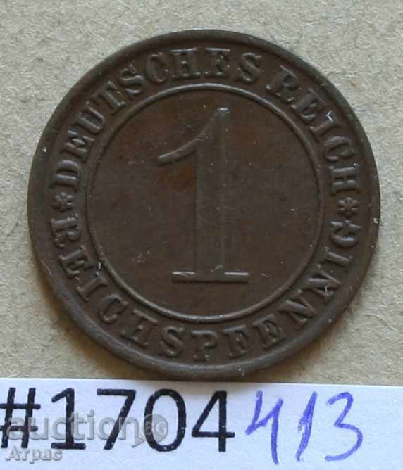 1 reichsphenic 1934 A-Germany