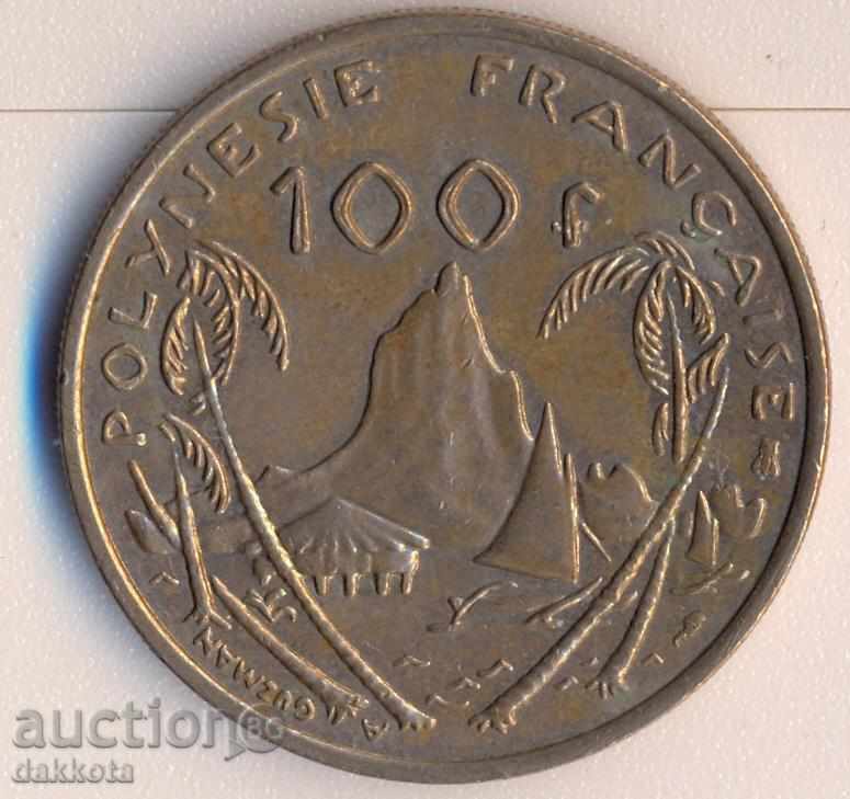 Γαλλική Πολυνησία 100 φράγκα το 1995