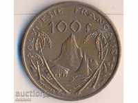 French Polynesia 100 francs 1995