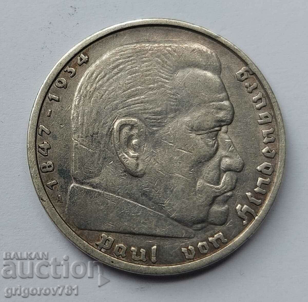 Moneda de argint 5 marci Germania 1935 A III Reich 78 cu preț € 16.87 | 32.99 BGN