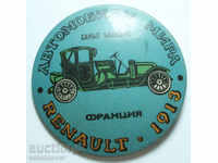 11813 СССР знак ретро автомобил Рено 1913г. Франция