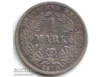 Germany Reich 1 Mark 1878 F Rare