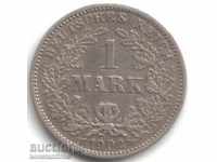 Germany Reich 1 Mark 1902 J Rare