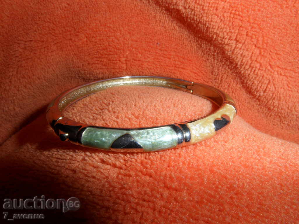 GRIVNA with enamel, very beautiful! w-6mm Unique!