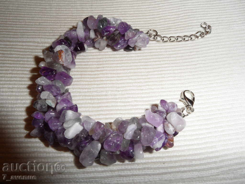 GRAY Amethyst 3 rows - up to 18 mm Unique! with price 29.99 BGN | € 15.33 GRAY Amethyst 3 rows - up to 18 mm Unique! with price 29.99 BGN | € 15.33