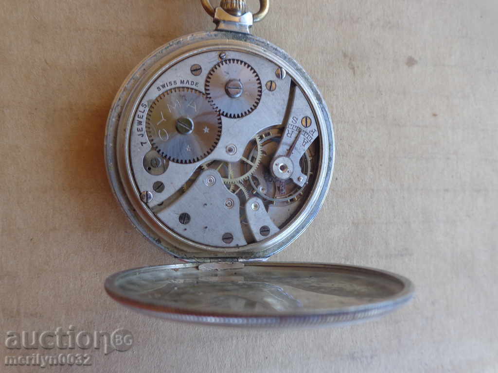 Pocket watch CYMA caption1st place fighting with 18th Eterky knife with price 229.00 BGN | € 117.09 Pocket watch CYMA caption1st place fighting with 18th Eterky knife with price 229.00 BGN | € 117.09