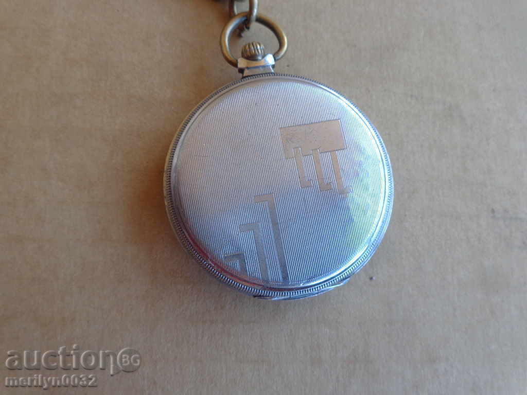 Auction Pocket watch CYMA caption1st place fighting with 18th Eterky knife Auction Pocket watch CYMA caption1st place fighting with 18th Eterky knife