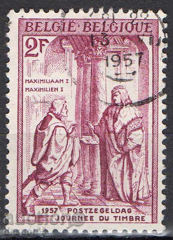 1957. Belgium. Postage stamp day.