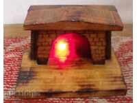 decorative wooden fireplace