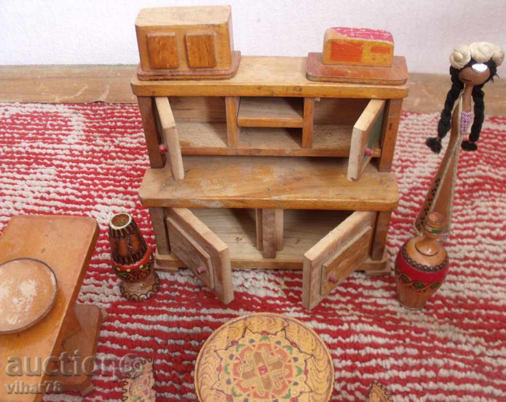 Auction decorative cupboard, two tables, two chairs and other things Auction decorative cupboard, two tables, two chairs and other things