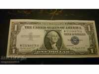 1 DOLLAR circulat 1957god.676