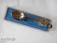 Two soup coffee spoons - Athens and Chalkidiki