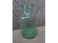 Glass pickle for pickle, jar, bottle