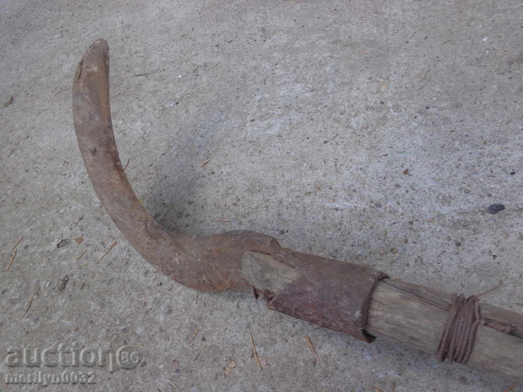 Old handmade knife, wrought iron - 5 Old handmade knife, wrought iron - 5