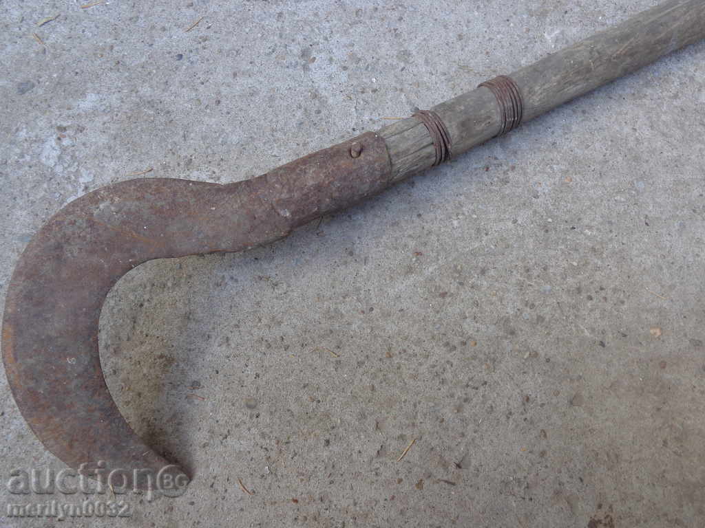 Old handmade knife, wrought iron - 6 Old handmade knife, wrought iron - 6