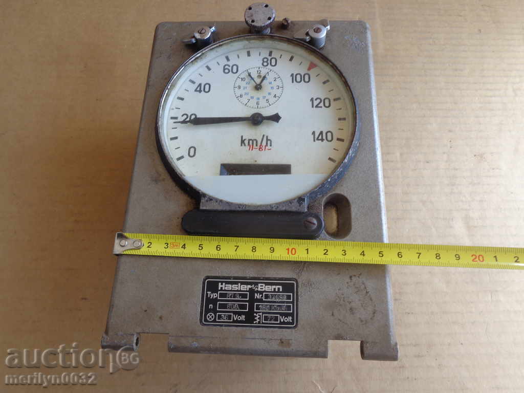 Auction Mileage Clock from Locomotive Hesler SA Switzerland WORK Auction Mileage Clock from Locomotive Hesler SA Switzerland WORK
