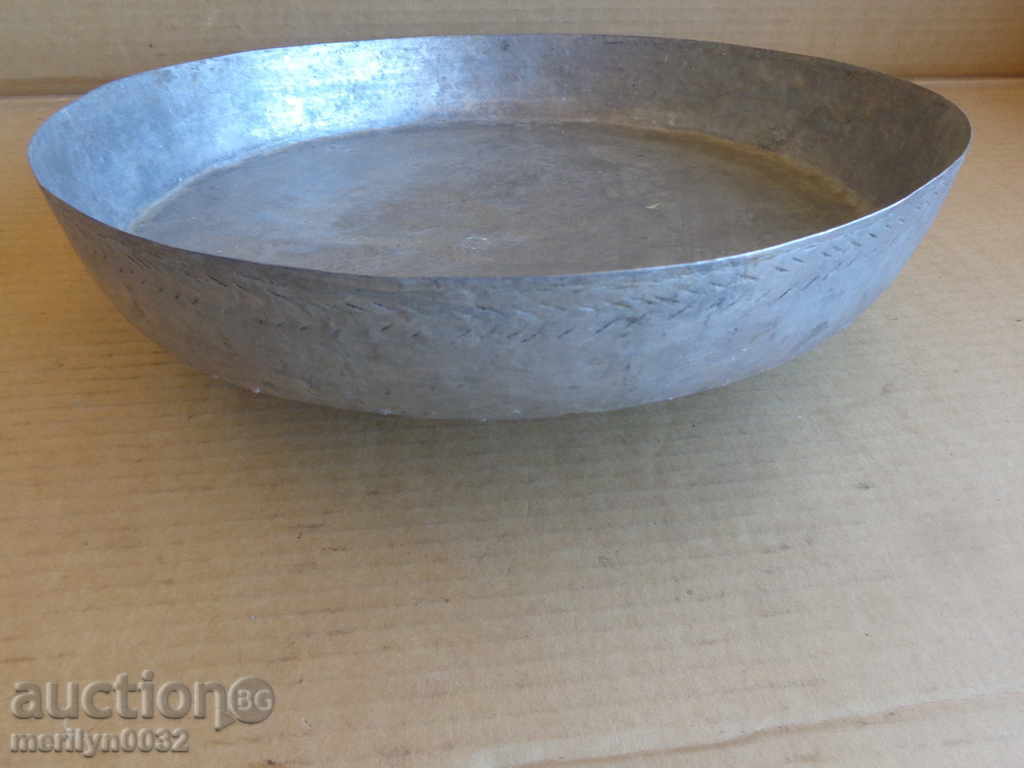 Banitsa tray, baker, tray, blue, copper pot - 5