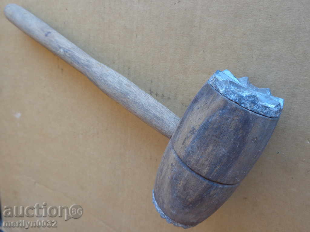 Old wooden hammer for STEAM wooden tool - 6 Old wooden hammer for STEAM wooden tool - 6