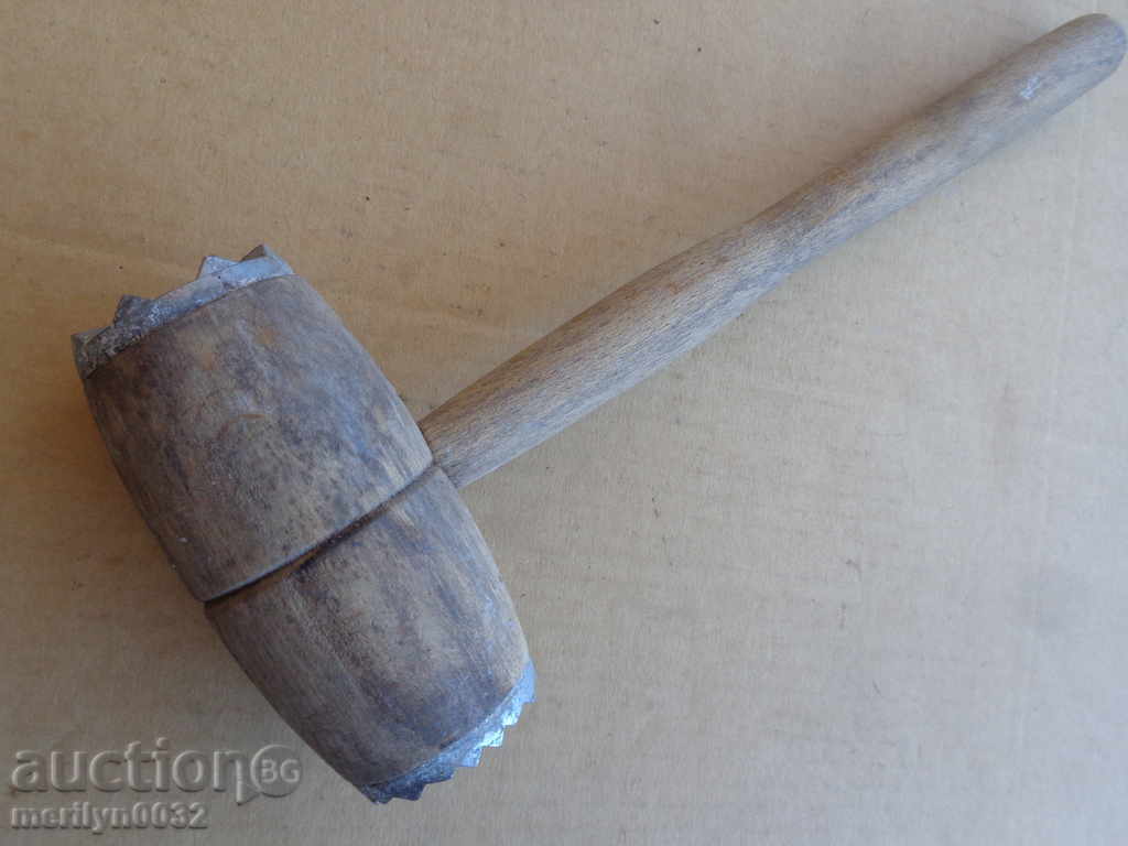 Old wooden hammer for STEAM wooden tool - 7 Old wooden hammer for STEAM wooden tool - 7