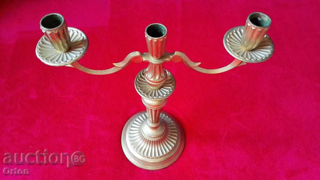 Old bronze candlestick with price 60.00 BGN | € 30.68 Old bronze candlestick with price 60.00 BGN | € 30.68