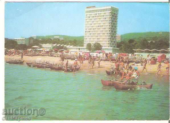 Bulgaria Varna carte poștală Golden Sands Hotel "International" 4 *