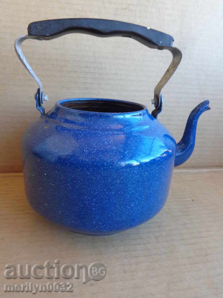 Old enamelized kettle, coffee maker, kettle - 7 Old enamelized kettle, coffee maker, kettle - 7