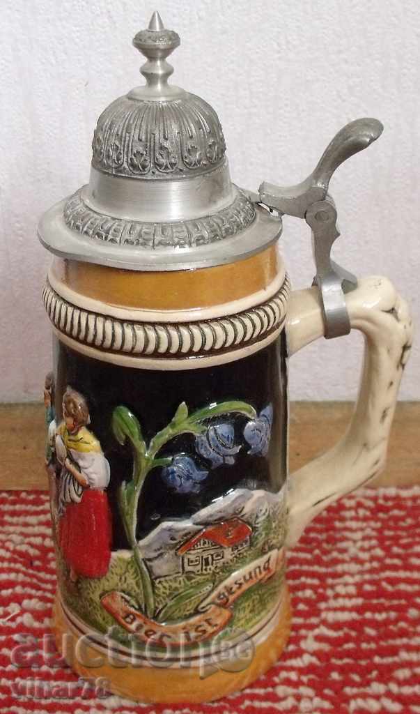 Old German stein CUP MARCAT