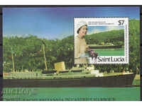 1986. St. Lucia. Jubilee. Queen Elizabeth II at 60