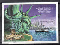 1985. Antigua and Barbuda. 100 years of the Statue of Liberty.